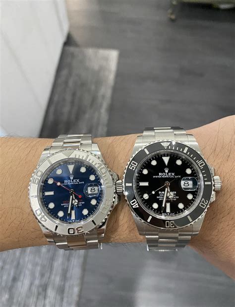 rolex yacht master 40 vs submariner|Rolex Yacht-Master 40 review.